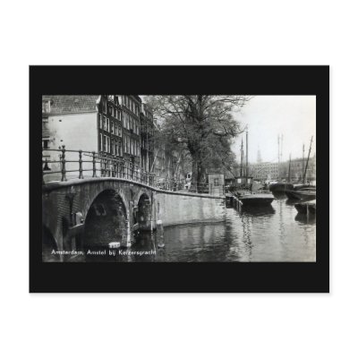 Old Postcard, Amsterdam by gregoryolney2