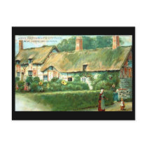 Old Postcard, Anne Hathaway's Cottage, Shottery