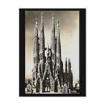 Old Postcard - Barcelona, Sagrada Familia