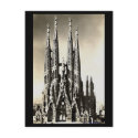 Old Postcard - Barcelona, Sagrada Familia