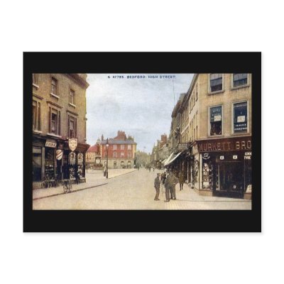 Old Postcard, Bedford High Street by gregoryolney2