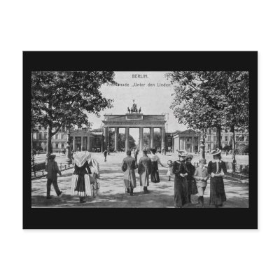 Old Postcard, Berlin, Unter den Linden by gregoryolney2