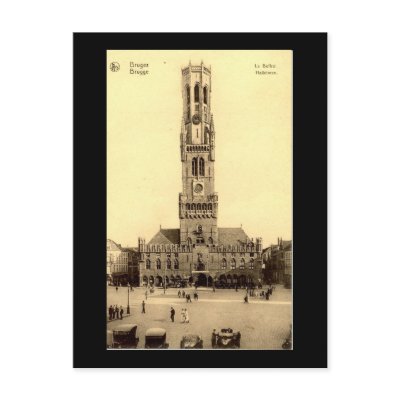 Old Postcard, Bruges by gregoryolney2