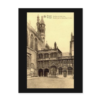 Old Postcard, Bruges by gregoryolney2