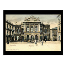 Old Postcard, Catania, Sicily