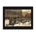 Old Postcard, Charing Cross Station, London