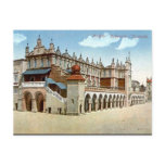Old Postcard - Cloth Hall, Krakow, Poland