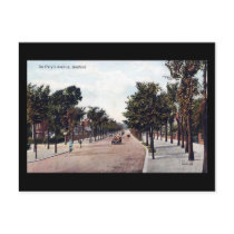 Old Postcard, De Pary's Avenue, Bedford