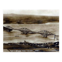 Old Postcard - Forth Railway Bridge