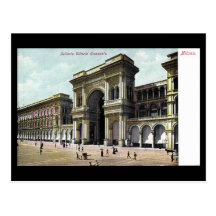 Old Postcard - Galleria Vittorio Emanuele