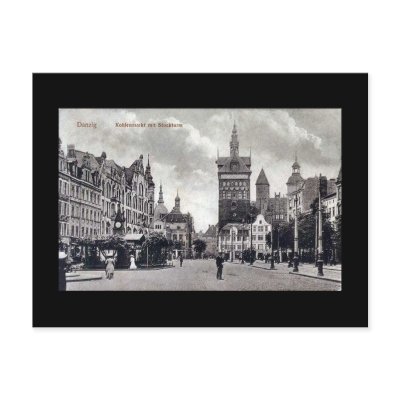 Old Postcard, Gdansk/Danzig - Kohlenmarkt by gregoryolney2