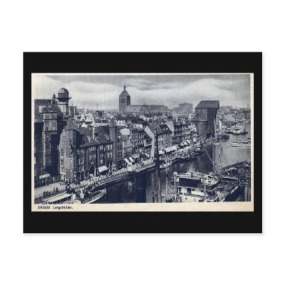 Old Postcard, Gdansk/Danzig - Langebrucke by gregoryolney2
