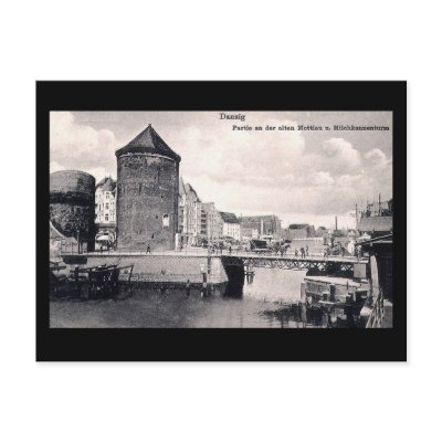 Old Postcard, Gdansk/Danzig, Poland by gregoryolney2