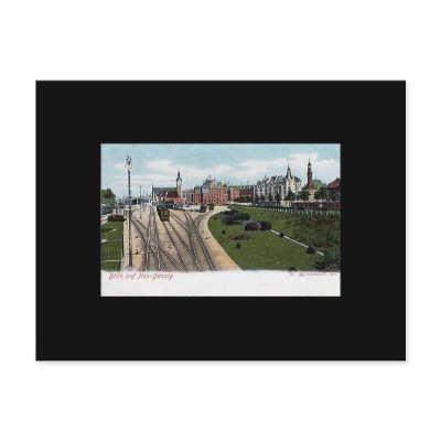 Old Postcard, Gdansk/Danzig - Railway Station by gregoryolney2