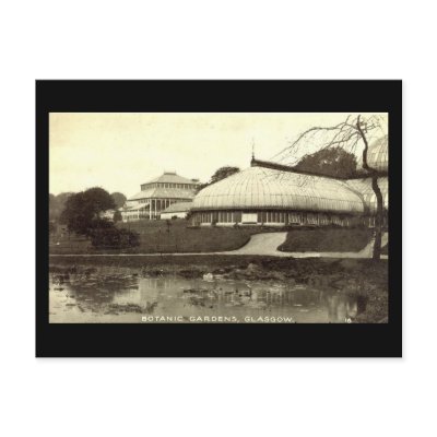 Old Postcard, Glasgow, Botanic Gardens by gregoryolney2