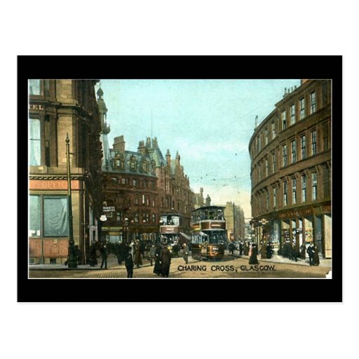 Old Postcard, Glasgow, Charing Cross Postcard Zazzle