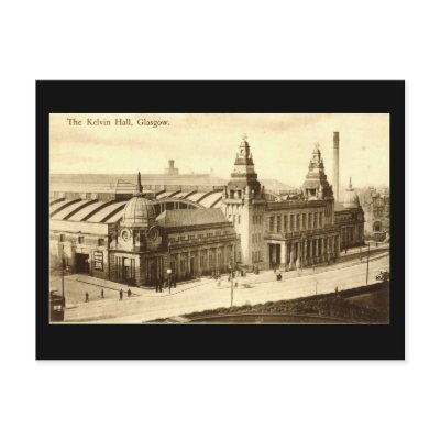 Old Postcard, Glasgow, Kelvin Hall by gregoryolney2