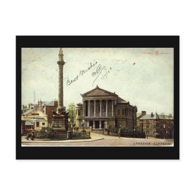 Old Postcard, Glasgow, Langside by gregoryolney2