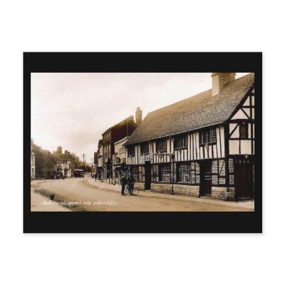 Old Postcard, Henley-in-Arden, Warwickshire by gregoryolney2
