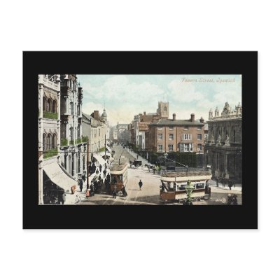 Old Postcard, Ipswich by gregoryolney2