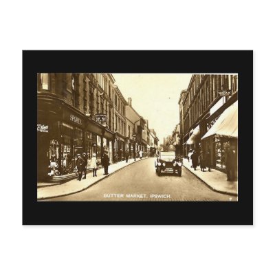 Old Postcard, Ipswich by gregoryolney2