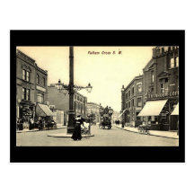 Old Postcard - London, Fulham Cross
