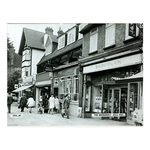 Old Postcard, Mill Hill Broadway