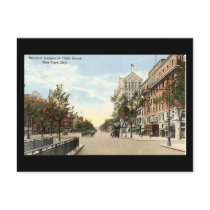 Old Postcard, New York City, 7th Ave at 126th Stre