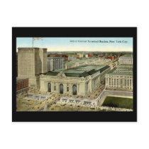 Old Postcard, New York City, Grand Central Station