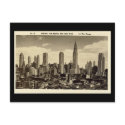 Old Postcard, New York City Skyline