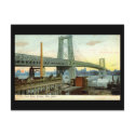 Old Postcard, New York City, Williamsburg Bridge