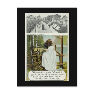 Old Postcard, Plymouth, Devon by gregoryolney2