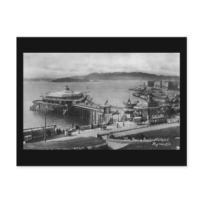 Old Postcard, Plymouth, Devon by gregoryolney2