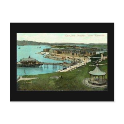 Old Postcard, Plymouth, Devon by gregoryolney2