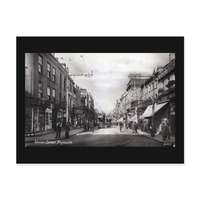 Old Postcard, Plymouth, Devon by gregoryolney2
