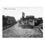 Old Postcard - Pompei, Strada Consolare