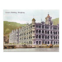 Old Postcard - Queen's Building, Hong Kong