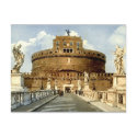 Old Postcard, Rome, Castel Sant'Angelo