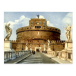 Old Postcard, Rome, Castel Sant'Angelo