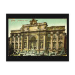 Old Postcard, Rome, Fontana di Trevi in 1908