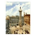 Old Postcard, Rome, Piazza Colonna