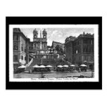 Old Postcard, Rome, Piazza di Spagna