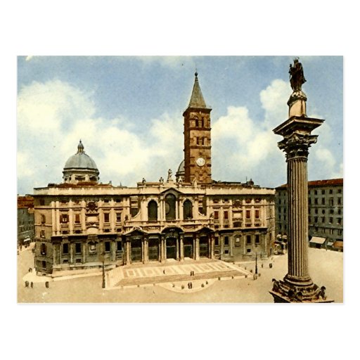 Old Postcard, Rome, S Maria Maggiore