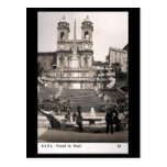 Old Postcard - Rome, Spanish Steps