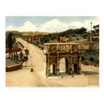 Old Postcard, Rome, the Arch of Constantine