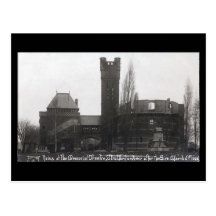 Old Postcard - Ruins of Shakespeare Memorial Theat