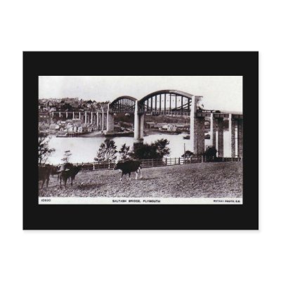 Old Postcard, Saltash by gregoryolney2
