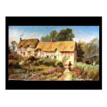 Old Postcard, Shottery, Anne Hathaway's Cottage