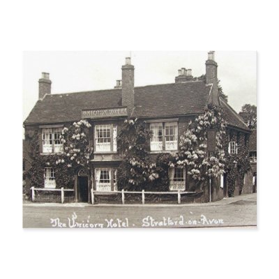 Old Postcard, Stratford-upon-Avon by gregoryolney2