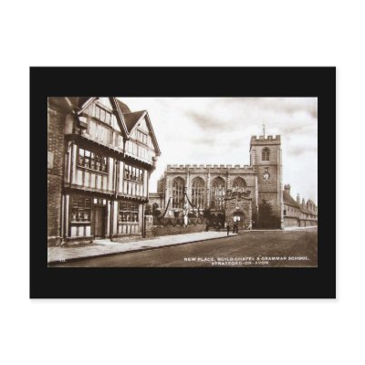 Old Postcard, Stratford-upon-Avon by gregoryolney2